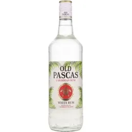 Old Pascas Caribbean White Rum 38% vol 1 l