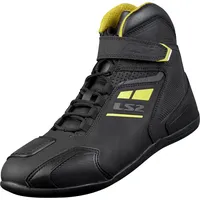 LS2 Garra perforierte Motorrad Schuhe, schwarz-gelb, Größe 41