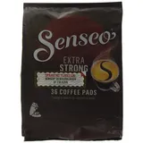 Senseo Kaffeepads Extra Strong / Extra Kräftig, Intensiver und Vollmundiger Geschmack, Kaffee für Kaffeepadmaschinen, 36 Pads