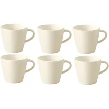 Villeroy & Boch Manufacture Rock Espressotasse 6er Set weiß