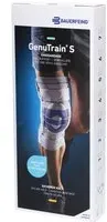 BAUERFEIND® GenuTrain S Genouillère active avec stabilisateurs latéraux articulés Taille 5 Droite Titan Bandage(S) 1 pc(s)