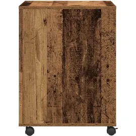 vidaXL Druckerständer Altholz 60 x 50 x 67 cm Holzwerkstoff