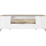 Home Affaire Sideboard 220 x 75 x 40 cm Weiß