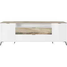 Home Affaire Sideboard 220 x 75 x 40 cm Weiß