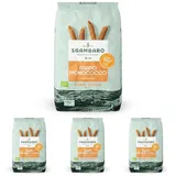 Sgambaro Bio-Pasta Penne Rigate N.91-500 g Nudeln aus Einkorn – Fettarm - Quelle von Ballaststoffen und Eiweiß (Packung mit 4)