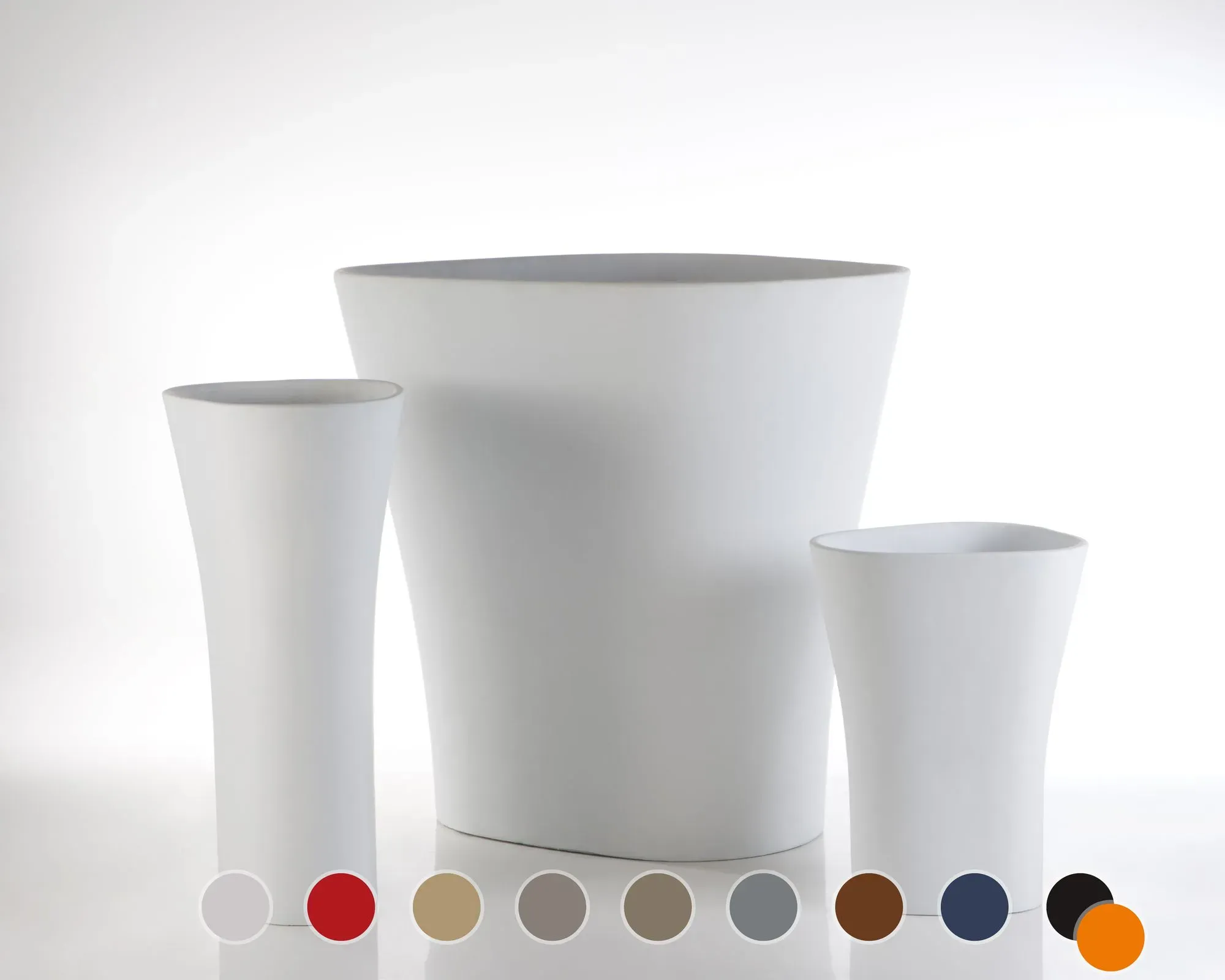 Vondom »BONES« Outdoor Pflanzengefäss XL / Basic Matt / Red / B 35 x H 220 x T 41 cm