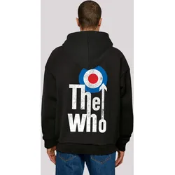 Kapuzenpullover F4NT4STIC "The Who Rock Band", Herren, Gr. XXL, schwarz, Obermaterial: 100% Baumwolle, casual, oversize, Langarm, Pullover, Premium Qualität
