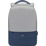 RivaCase® Rivacase 7567 Grau / Dunkelblau Notebookrucksack bis 17,3"