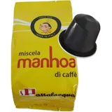 KAFFEE PASSALACQUA MANHOA - Box 100 NESPRESSO KOMPATIBLE KAPSELN 5g