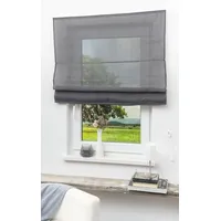 Lysel Outlet Raffrollo grau, transparent mit Schnurzug (B x H) 140cm * 170cm"