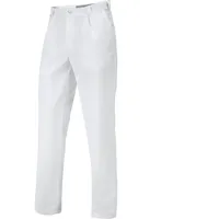 BP Med Trousers 1359-558-21 Herrenhose - Bundfalten - 65% Polyester, 35% Baumwolle - Schlanke Passform - Größe: 56s - Farbe: weiß