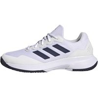 adidas GameCourt 2 M Sneaker, FTWR White/Team Navy Blue 2/FTWR White, 45 1/3 EU