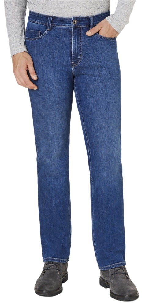 Paddock`s Herren Jeans RANGER Slim Fit Blau Grau Soft Using 5426 Normaler Bund Reißverschluss W 33 L 40