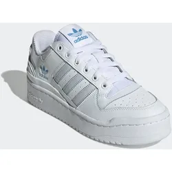 Sneaker ADIDAS ORIGINALS "FORUM BOLD", Gr. 37, weiß (ftwwht, halblu, ltblau), Synthetik, Textil, sportlich, Schuhe