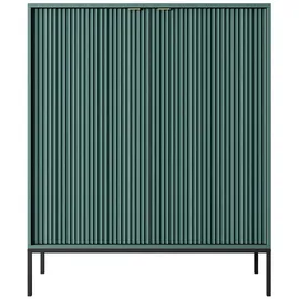 Möbel Kraft Highboard grün ¦ Maße (cm): B: 104 H: 125