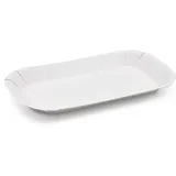 SWS Pappschalen oval 23x15x2 cm 100 St. Weiß