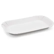 SWS Pappschalen oval 23x15x2 cm 100 St. Weiß