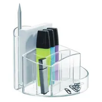 HAN RONDO transparent Polystyrol 9 Fächer 14,0 x 14,0