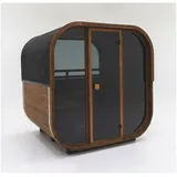 Hekla Cube 250 Außensauna Würfelsauna aus Thermo-Fichte 250 x 235 x