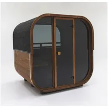Hekla Cube 250 Außensauna Würfelsauna aus Thermo-Fichte 250 x 235 x