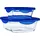 Pyrex Frischhaltedose quadratisch weiß 0,8 l 2-teiliges Set