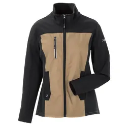 Damen Stretch-Hybridjacke "Norit" - 44 - sand/schwarz