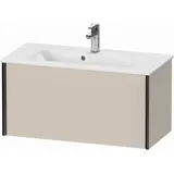 Duravit XViu Waschtisch-Unterschrank XV40790B291 81 x 40 x 39 cm, taupe matt, 1 Auszug, wandhängend schwarz matt
