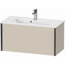 Duravit XViu Waschtisch-Unterschrank XV40790B291 81 x 40 x 39 cm, taupe matt, 1 Auszug, wandhängend schwarz matt