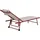 BEST Freizeitmöbel Best Sonnenliege Travis 185 cm x 55 cm x 97 cm Terrakotta