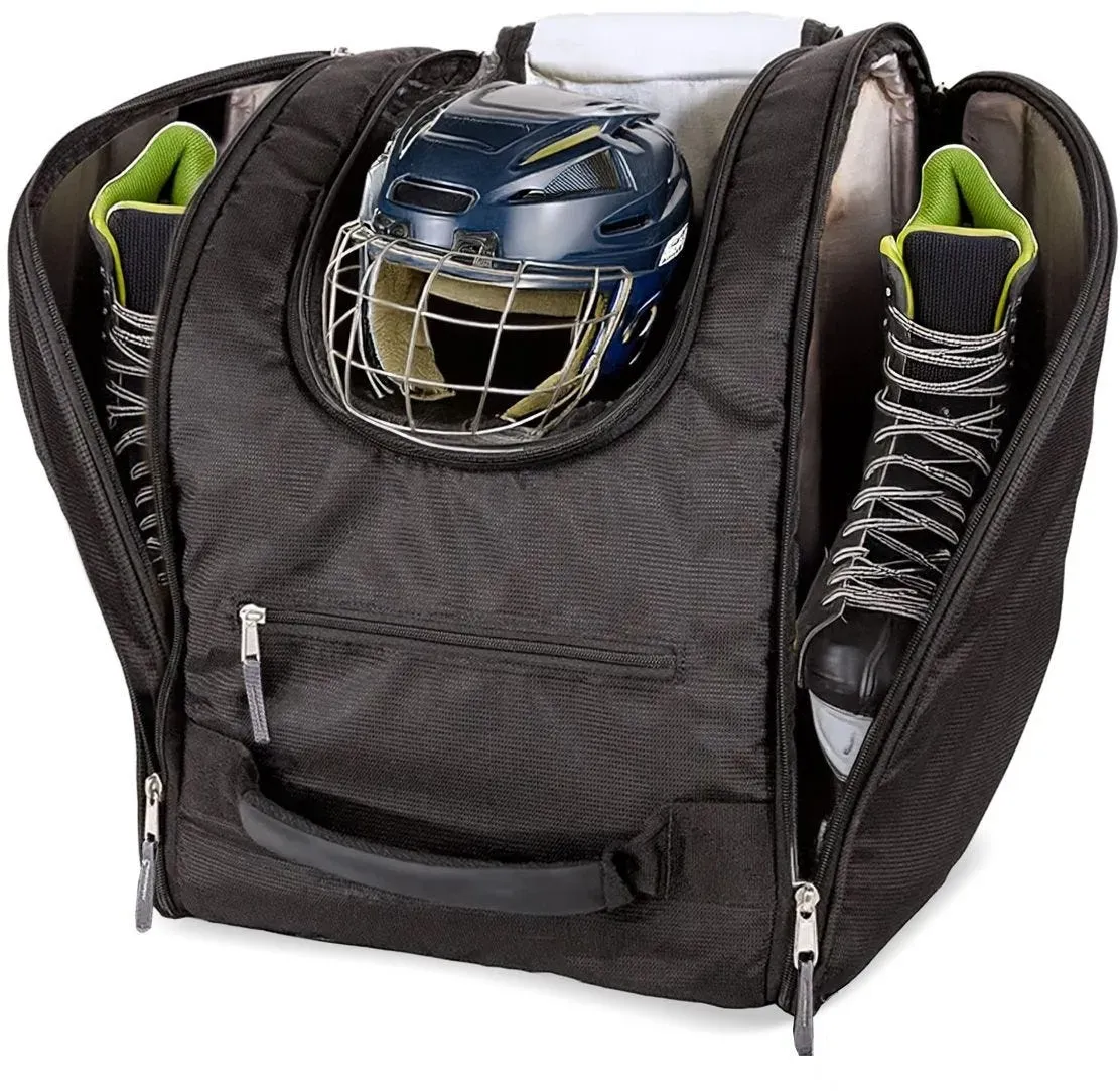 Eishockeyhelm / Schlittschuhtasche SR1 Cranit Eishockey-Rucksack schwarz