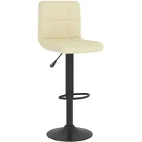 VidaXL Barhocker Creme Stoff