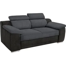 sit&more Xenia Kunstleder 2-Sitzer Schwarz
