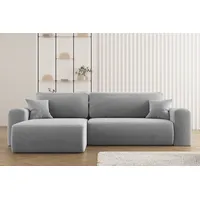 Kaiser Möbel Ecksofa mit Schlaffunktion L-förmiges Sofa Capri Stoff