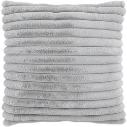 Kissen PLUSH silber - silber