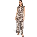 Cartoon Overall mit Muster braun, 40