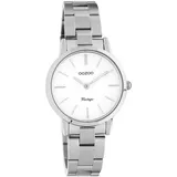 Oozoo Damen Armbanduhr Ultra Slim Analog Edelstahl silber D2UOC20110 - Silber