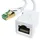 KabelDirekt – Cat-7-LAN-Verlängerung – 7,5m – 10 Gigabit, Nylon, Weiß