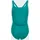 adidas 3-Streifen C-Back Badeanzug Blau 152