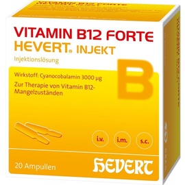 Hevert Vitamin B12 forte Hevert injekt Ampullen 20 x 2 ml