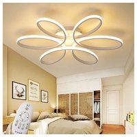 Eurotondisplay LED Deckenlampe XW809White-54cm 120W Fernbedienung Lichtfarbe warmweiß kaltweiiß