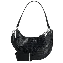 Lacoste Chantaco Classics Schultertasche S Leder 23 cm  schwarz