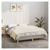 vidaXL Gewichtsdecke Hellcreme 122x183 cm 5 kg Stoff