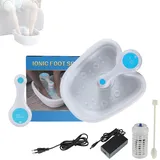 Ionisches Fußbad, Ionic Detox-Fußbad, komplettes Fußelektrolyse-Bad-Set, tragbare Spa-Reinigungsmaschine für die Füße (New)