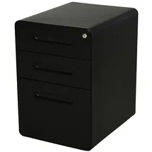 Vinsetto Rollcontainer 48 x 39 x 59 cm schwarz