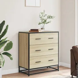 deluke Sideboard SOPI 68 x 76 x 35 cm Sonoma-Eiche / Braun