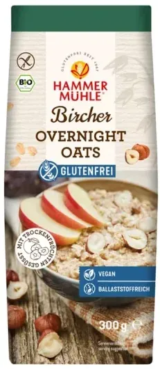 Hammermühle Bircher Overnight Oats glutenfrei bio