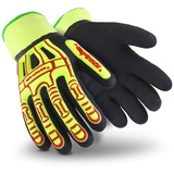 Uvex 60942 Rot, Schwarz Acryl, Glasfaser, Nylon Schnittschutzhandschuh Größe (Handschuhe)