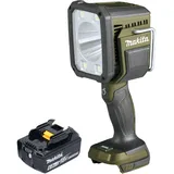 Makita DML 812 G1 Akku Handstrahler 18 V 1250 lm LED Olive Grün Outdoor Adventure Sonderedition + 1x Akku 6,0 Ah - ohne Ladegerät