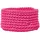 Homescapes Aufbewahrungskorb Gestrickt 37 x 37 x 21 cm pink