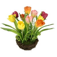 Flair Flower Gesteck Tulpe bunt